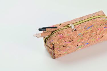 Logotrade promotional item image of: Coloured cork pencil case