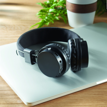 Logo trade corporate gift photo of: ABS wireless foldable headphone