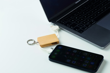 Logotrade promotional product image of: Key ring charging cable