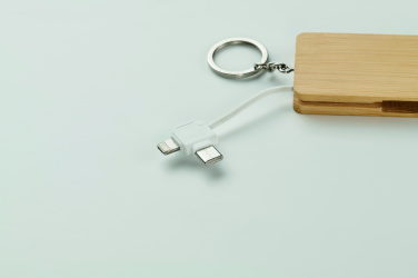 Logotrade promotional item image of: Key ring charging cable