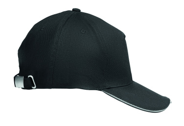 Logotrade corporate gift picture of: 5 panel LED cotton cap 220gr/m²