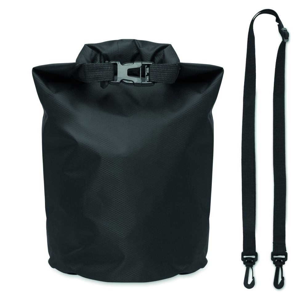 Logo trade promotional merchandise picture of: Waterproof bag 210T RPET 5L