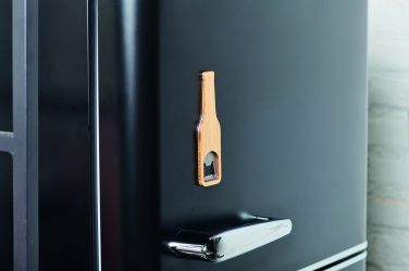 Logo trade promotional merchandise photo of: Bamboo bottle opener