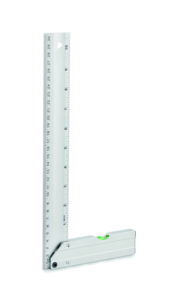 Logo trade promotional merchandise photo of: Aluminium level ruler 30 cm