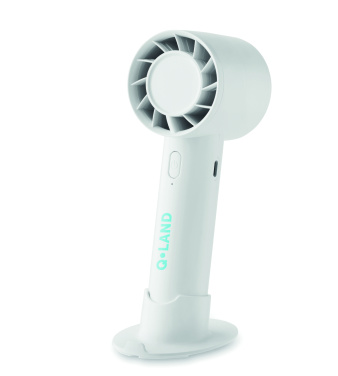 Logo trade promotional gifts picture of: Small portable fan 2000 mAh