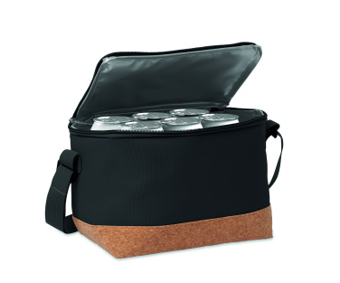 Logo trade business gifts image of: 600D RPET cooler bag