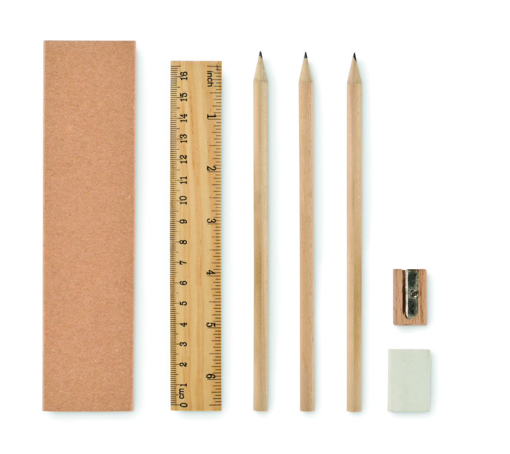 Logotrade promotional items photo of: Paper box stationery set