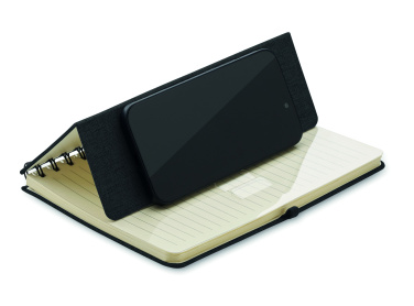 Logotrade corporate gift image of: A5 notebook with phone holder