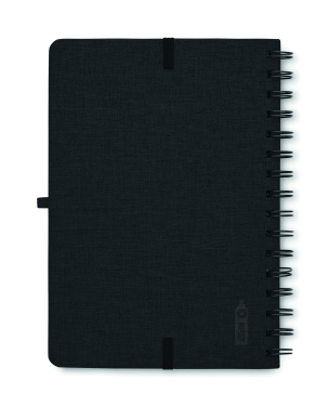 Logo trade corporate gifts image of: A5 notebook with phone holder