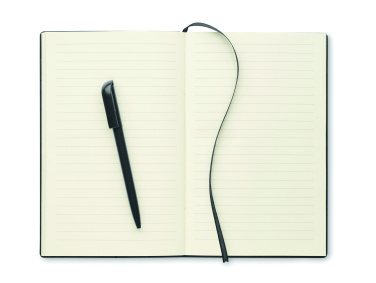 Logo trade promotional product photo of: A5 PU notebook with pen