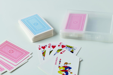 Logo trade promotional giveaways picture of: Set of classic playing cards