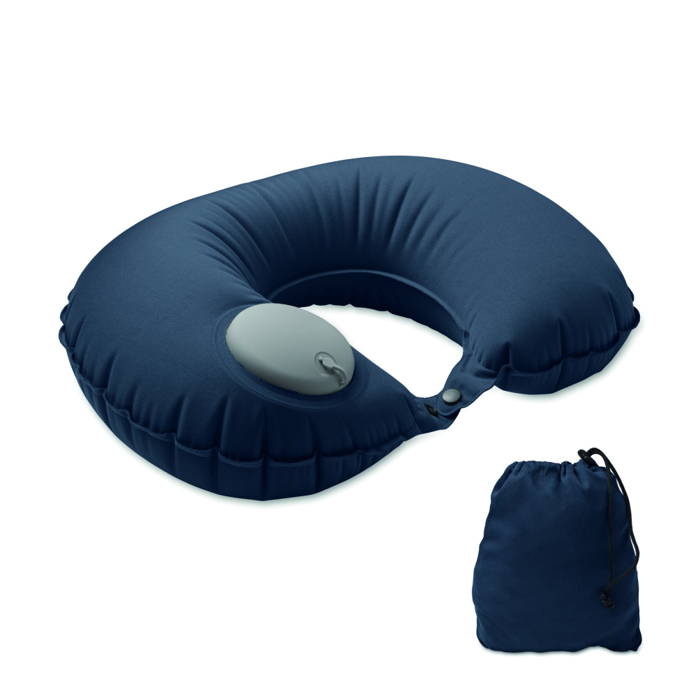 Logo trade promotional gift photo of: Fast inflatable travel pillow