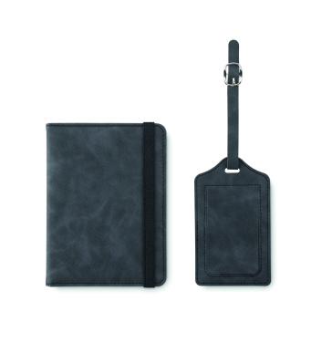 Logo trade promotional items image of: Passport and luggage tag set