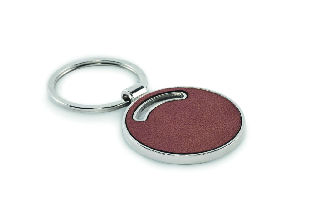 Logo trade promotional items image of: Round shape key ring