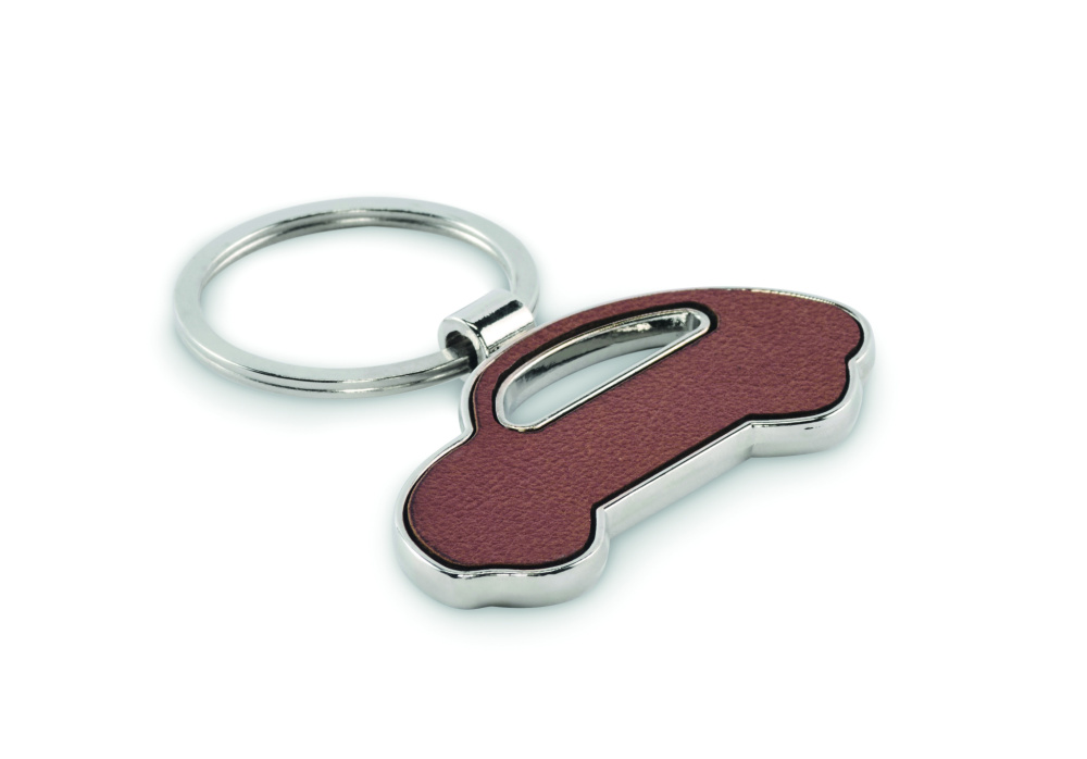 Logotrade advertising product image of: Car shaped key ring