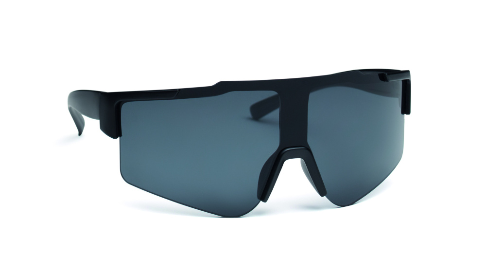 Logo trade promotional giveaway photo of: Mirrored sports sunglasses