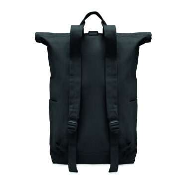 Logo trade business gifts image of: Roll top backpack 390 gr/m²