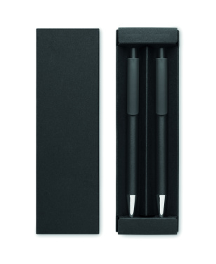 Logo trade promotional items picture of: Recycled aluminium pen set