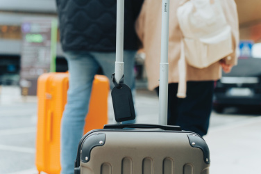 Logotrade promotional merchandise picture of: Globetrack RCSrPolyester luggage tag with worldwide locating