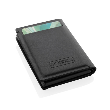 Logo trade promotional merchandise picture of: Seekcard RCS rpolyester card wallet with worldwide locating