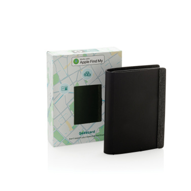 Logo trade promotional gifts picture of: Seekcard RCS rpolyester card wallet with worldwide locating