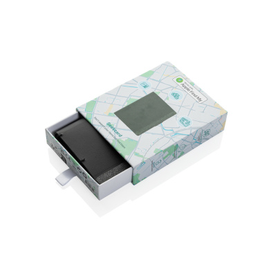 Logotrade promotional item picture of: Seekcard RCS rpolyester card wallet with worldwide locating