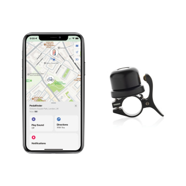 Logotrade promotional merchandise picture of: Pedalfinder bike bell with worldwide locating