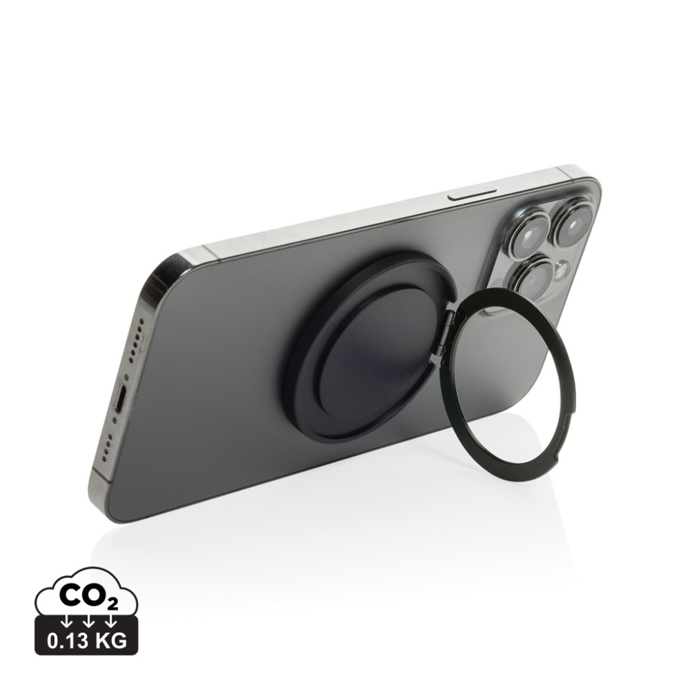 Logotrade business gift image of: Terra Magnetic RCS rplastic magnetic phone holder with ring