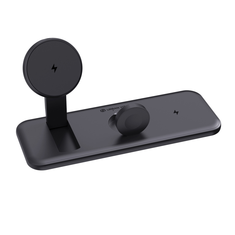 Logo trade advertising products image of: Urban Vitamin Torrance 3 in 1 magnetic 15W charger