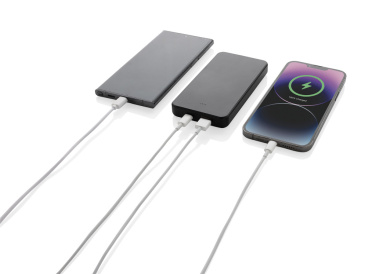 Logotrade corporate gift image of: Boostcore RCS recycled plastic powerbank 10.000mAh USB C