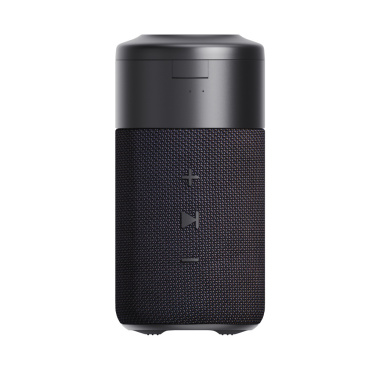 Logo trade promotional gifts picture of: Urban Vitamin Anaheim RCS recycled 10W speaker 15W charger