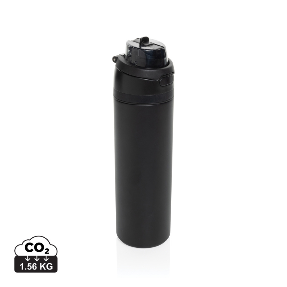 Logo trade promotional merchandise photo of: Omni Sip RCS certified re-steel lockable bottle 700ml