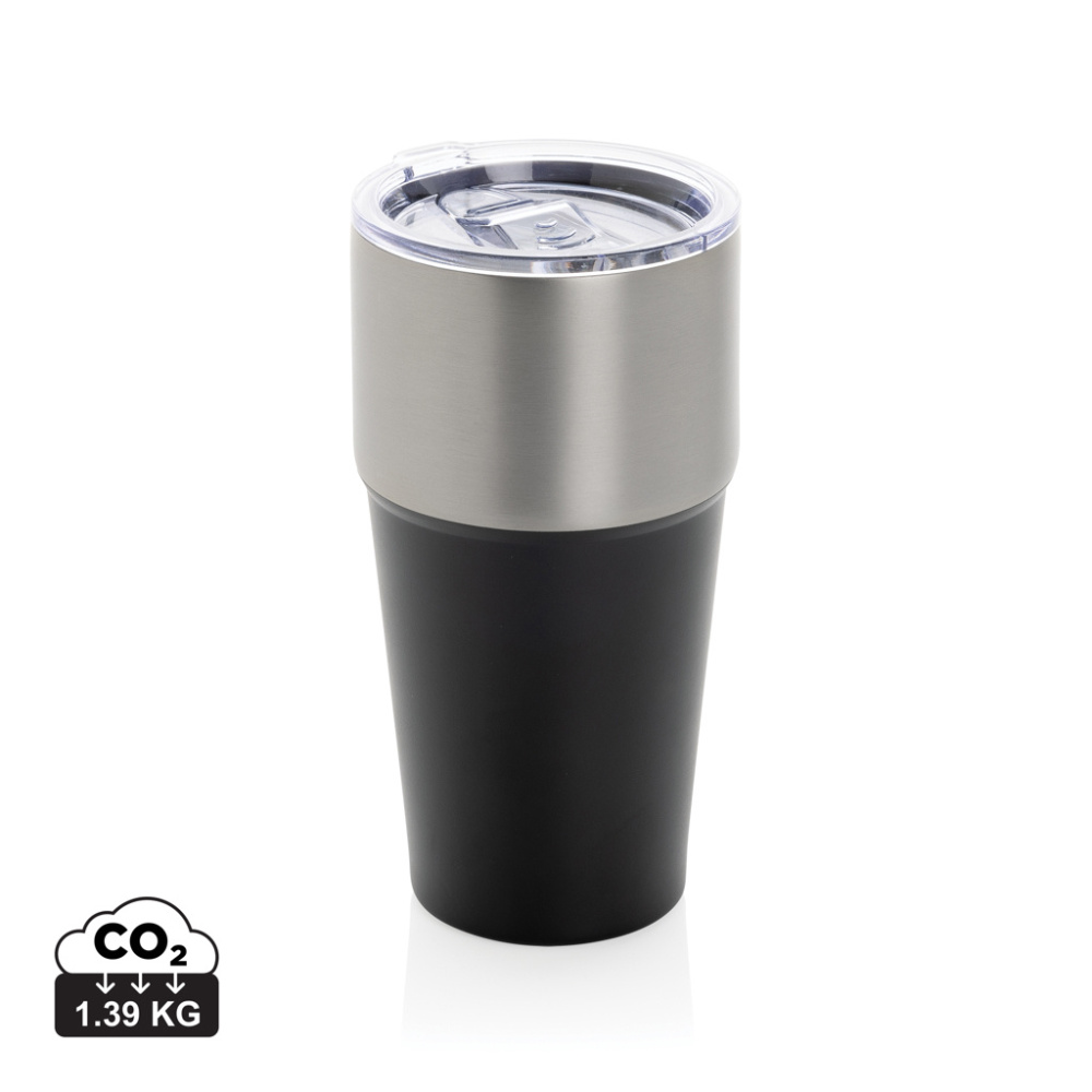 Logo trade promotional product photo of: Fluid RCS certified recycled steel tumbler 500ml