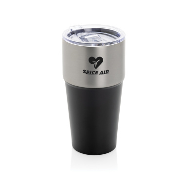 Logo trade advertising products picture of: Fluid RCS certified recycled steel tumbler 500ml