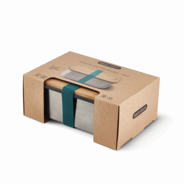 Logo trade promotional products picture of: Black+Blum Stainless Steel Sandwich Box Large