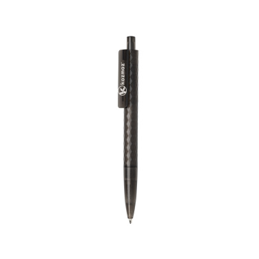 Logo trade corporate gifts picture of: X3 GRS recycled PC plastic pen frosted