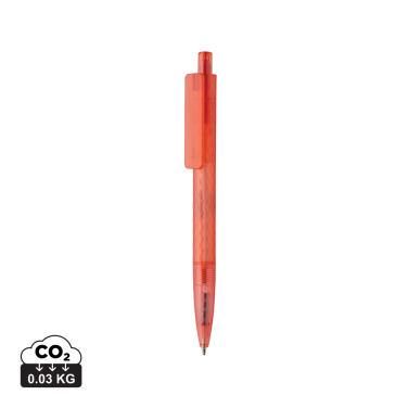 Logotrade promotional gift image of: X3 GRS recycled PC plastic pen frosted