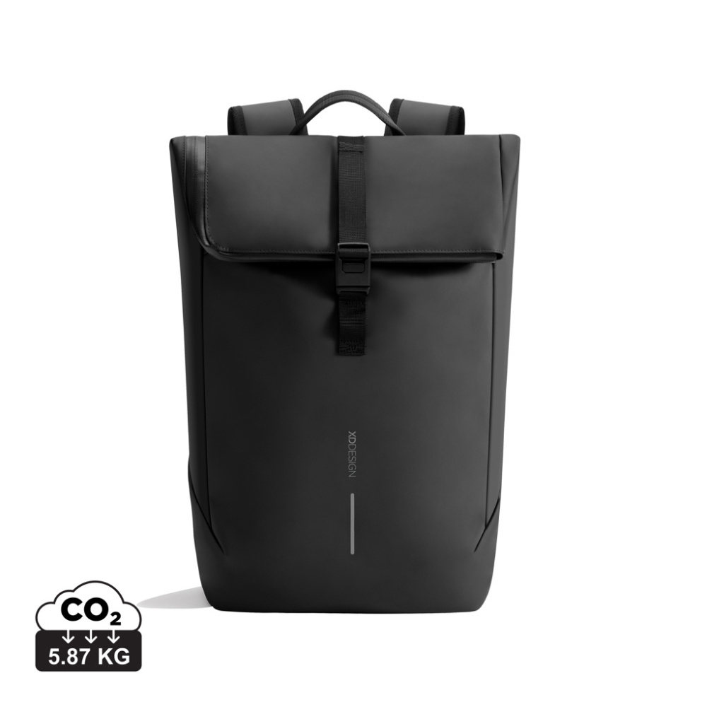 Logo trade advertising products picture of: Urban Water Resistant Flap-top Backpack