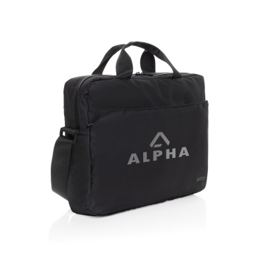 Logo trade corporate gift photo of: Swiss Peak Aware™ RPET Essential 15.6 inch laptop bag