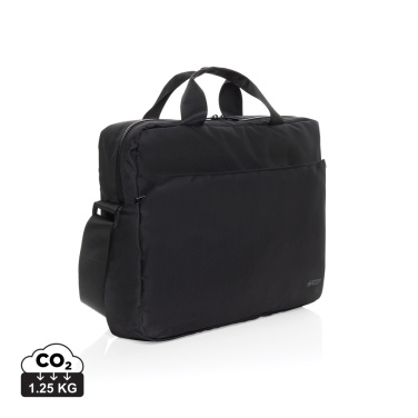 Logo trade promotional merchandise image of: Swiss Peak Aware™ RPET Essential 15.6 inch laptop bag