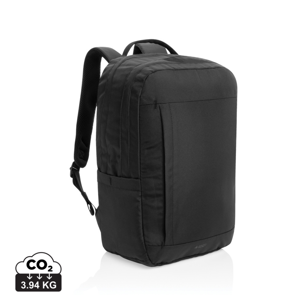 Logotrade advertising product image of: SP Aware™ RPET Edin 100% recycled 15.6 inch laptop backpack