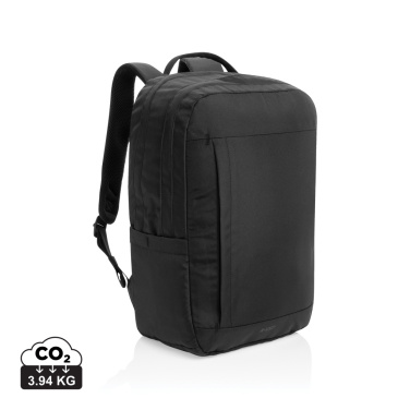 Logo trade promotional merchandise image of: SP Aware™ RPET Edin 100% recycled 15.6 inch laptop backpack