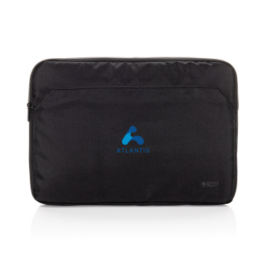 Logo trade promotional merchandise image of: Swiss Peak Aware™ RPET Essential 15.6 inch laptop sleeve