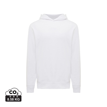 Logo trade advertising product photo of: Iqoniq Yengo recycled cotton hoodie with sidepockets