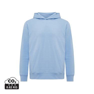 Logo trade promotional items image of: Iqoniq Yengo recycled cotton hoodie with sidepockets