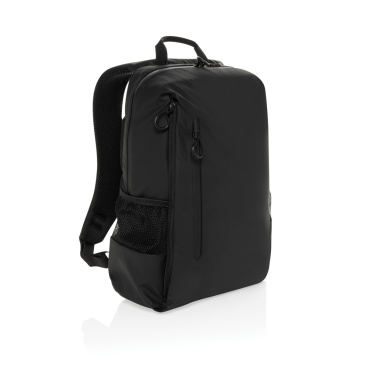 Logo trade corporate gift photo of: Lima Aware™ RPET water resistant 15.6 laptop backpack