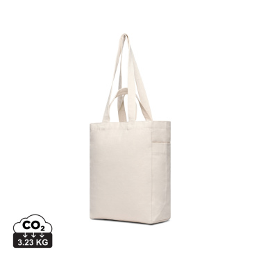 Logo trade promotional merchandise photo of: VINGA Hilo AWARE™ recycled canvas zip tote