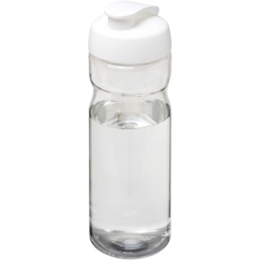 Logo trade promotional products image of: H2O Active® Eco Base 650 ml flip lid sport bottle