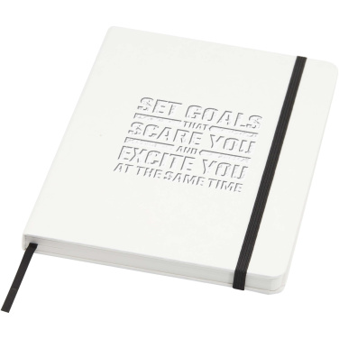 Logotrade promotional products photo of: Holm A5 stone paper hard cover notebook with lined pages