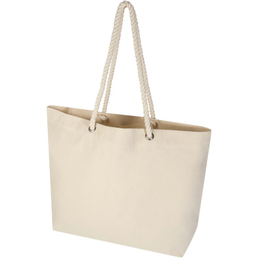 Logo trade promotional merchandise picture of: Florida 270 g/m² GRS recycled beach tote bag 18L